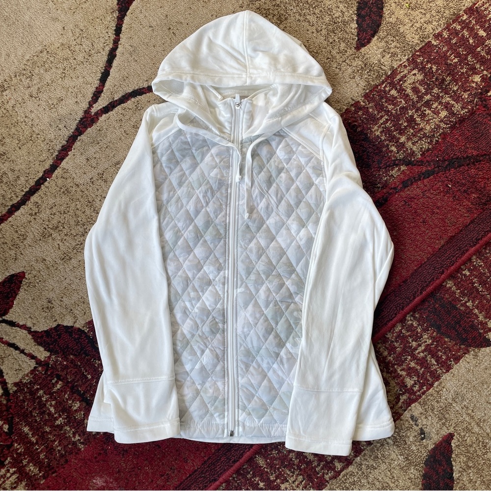 white outdoor 26 International Athletic Collection Zip-up size M